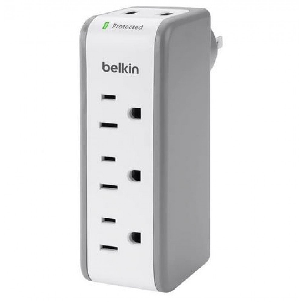 Belkin SurgePlus Wall Mount Surge Protector Power 