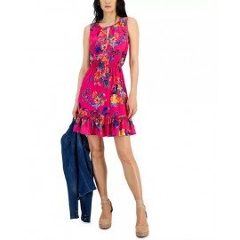 Women's Floral-Print A-Line Dress, Created for Macy's 