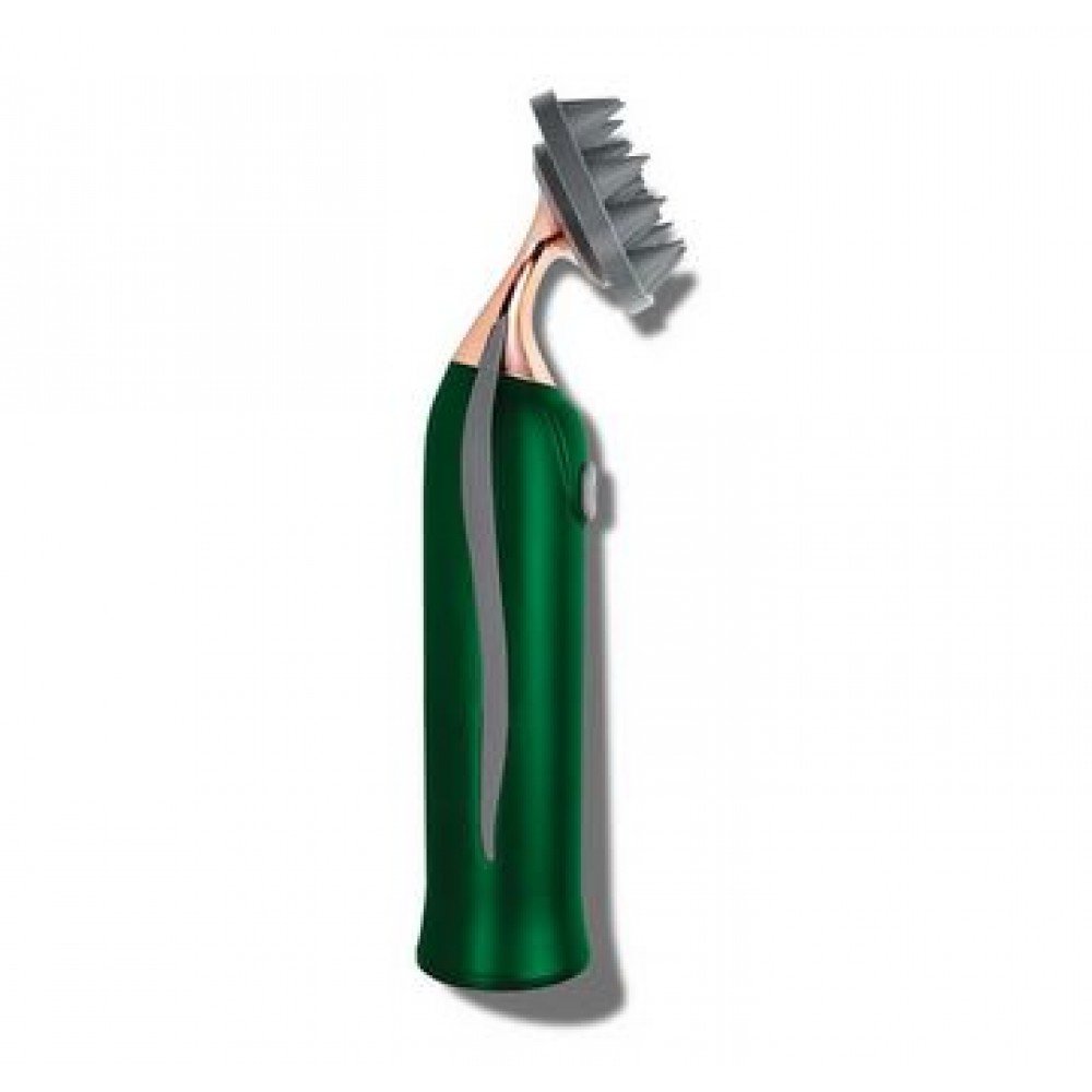 Aeroscalp Scalp Cleansing Device - Green Metallic 