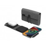 Mophie - Snap+ 15W Multi-Device Travel Charger with MagSafe Compatibility - Black