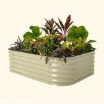 17" Tall 6 In 1 Modular Metal Raised Garden Bed Kit 