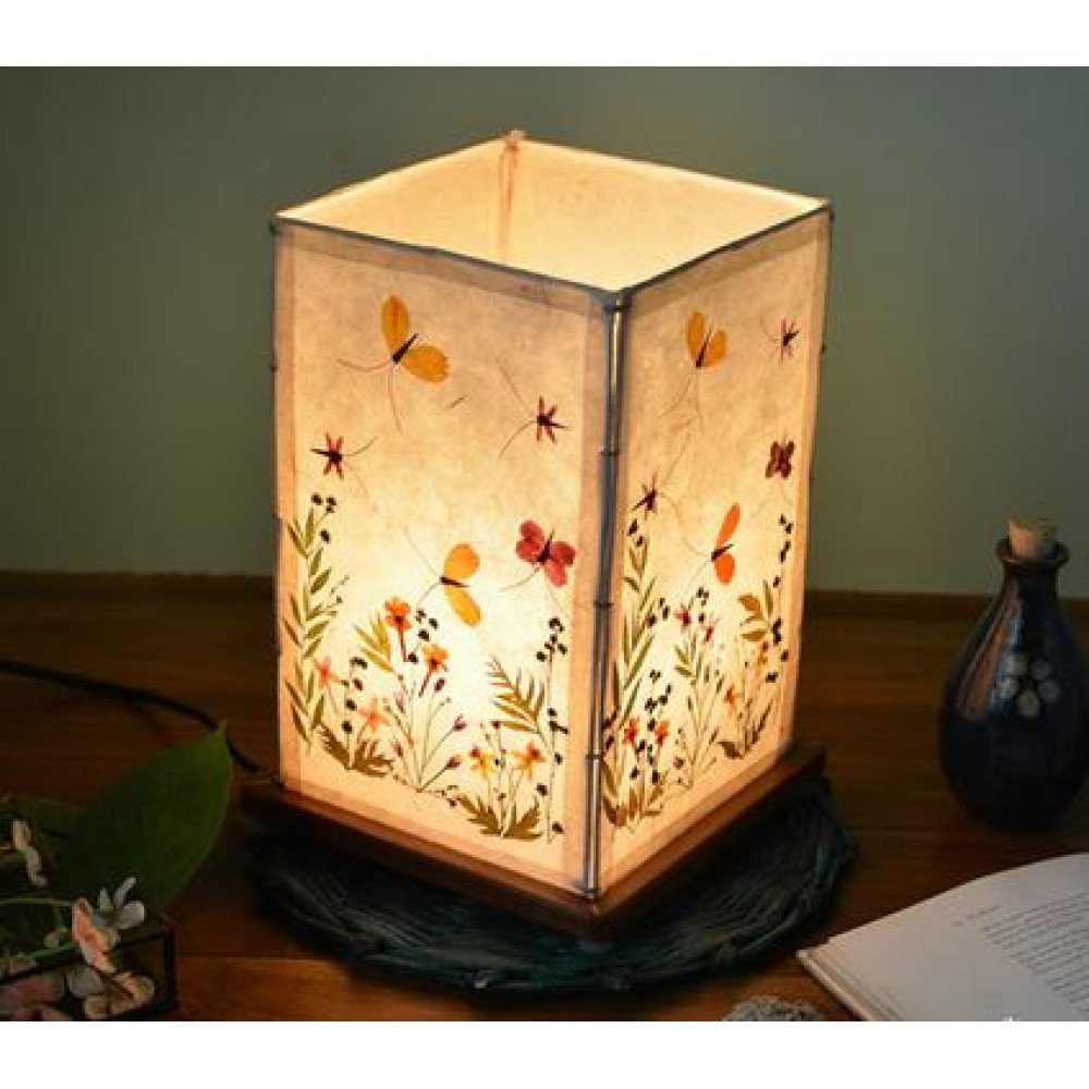 Mystic Garden Pressed Flower Lampshade