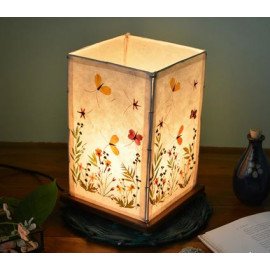 Mystic Garden Pressed Flower Lampshade