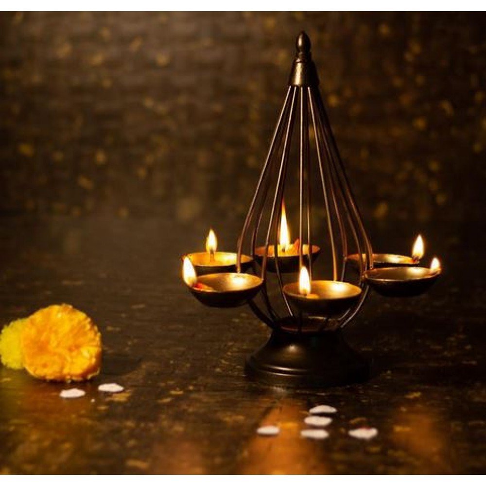 Chic Decorative Diwali Floor Diya Stand