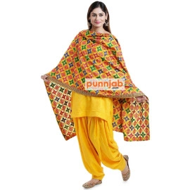 Yellow Color SuperStar Dupatta