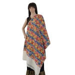  Ari Embroidered Jama Wool Stole 