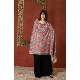 Rafgar Ivory Pashmina Shawl