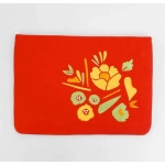 Corsage- Aari Embroidered Laptop Sleeve Red