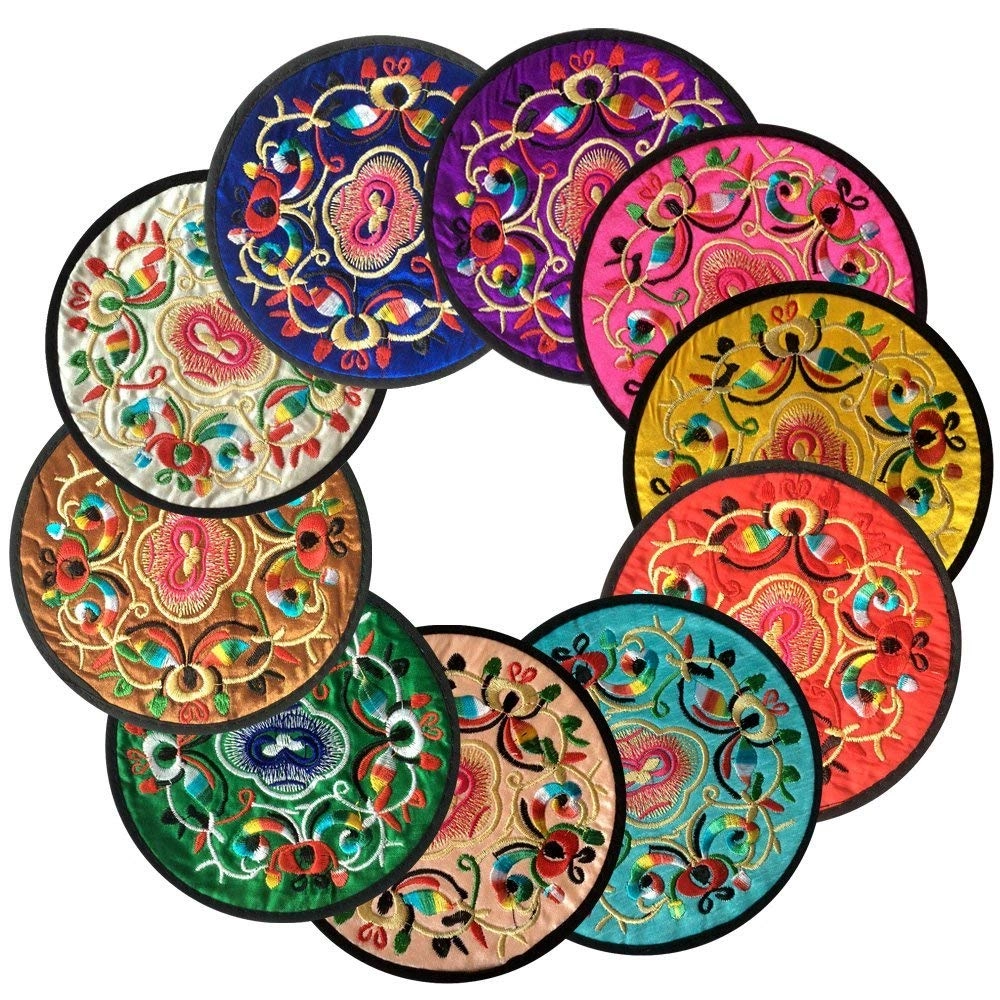 Coasters - Floral Design (Mixed Colors)