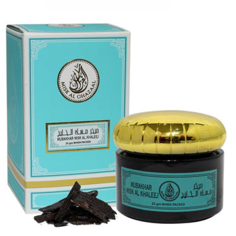 Misk Al Ghazaal Misk AL Khaleej -Oud Mubakhar (Oudchips Dipped In Scents) Bakhoor 25gms