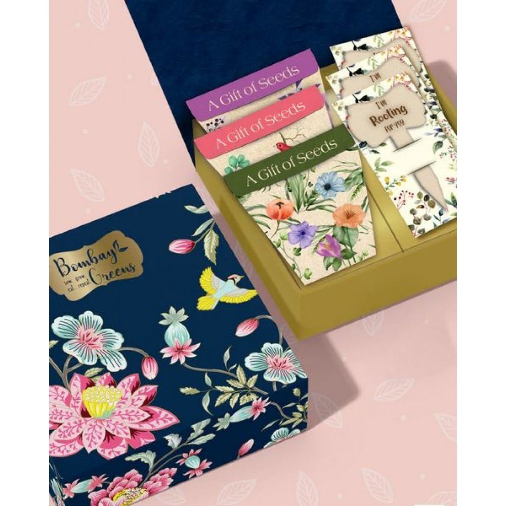 Seed Sowing Gift Kit for Plant Lovers - 3 Seeds & 3 Plant Tags