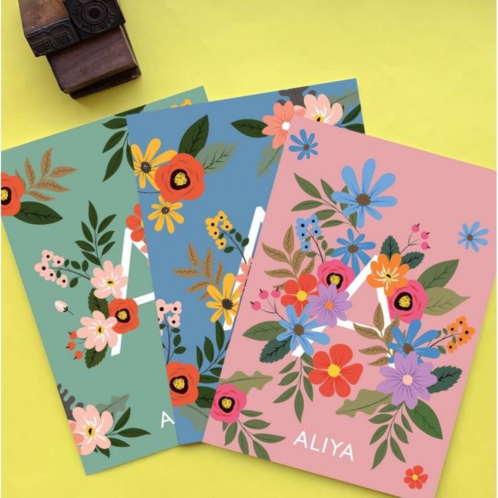 Floral Personalised Folder