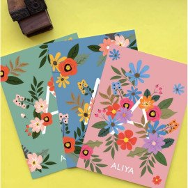 Floral Personalised Folder