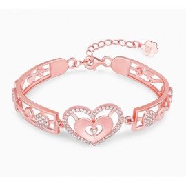 Anushka Sharma Rose Gold Dreamy Love Heart Bracelet