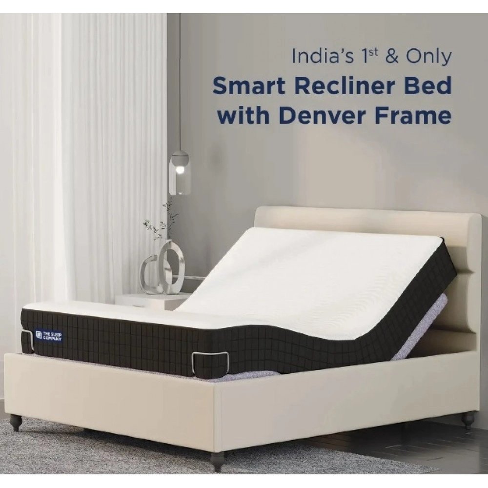 Elev8 Smart Adjustable Recliner Bed with Frame