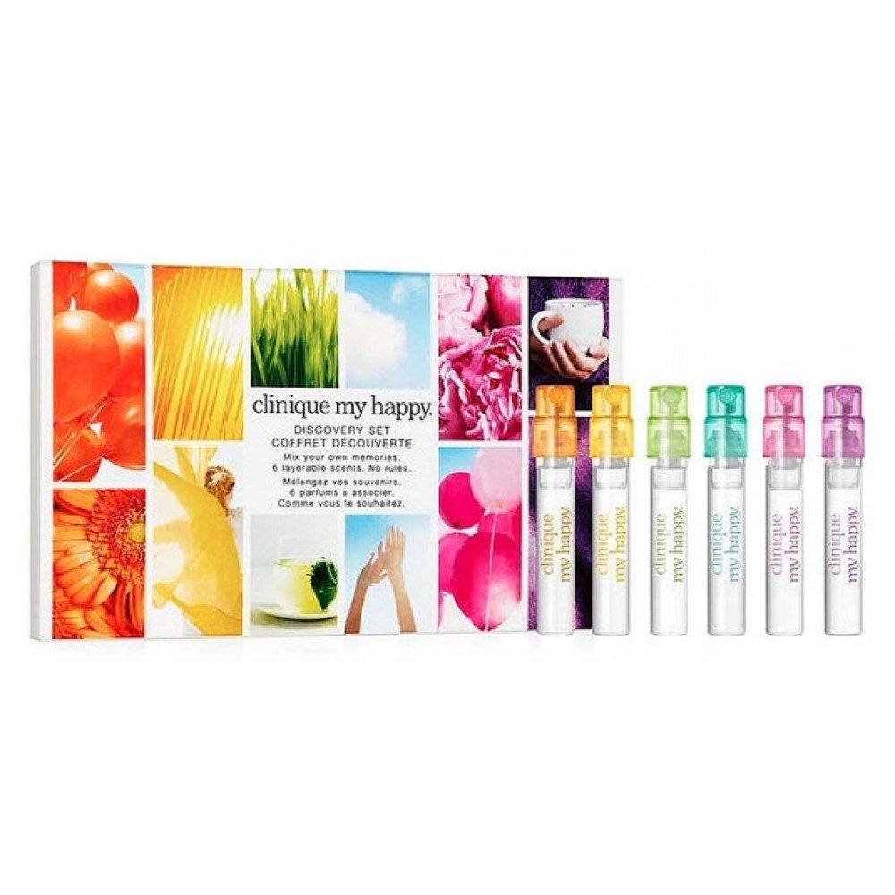 Clinique My Happy Discovery Six-Piece Fragrance Mini Set 