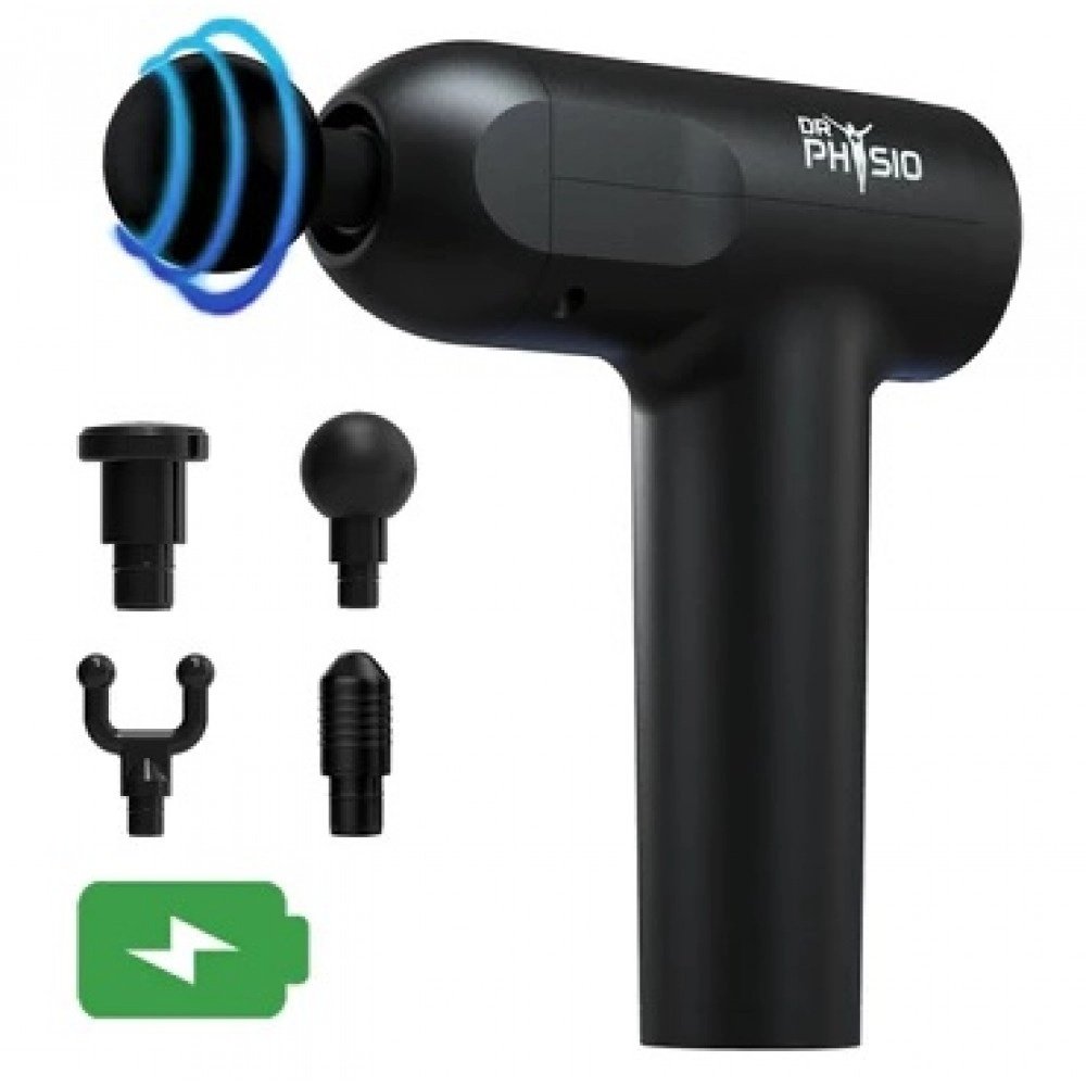 Dr Physio USA Supervolt Go Gun 1023 Pro - Rechargeable, Cordless, Portable Massager