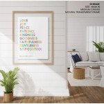 Inspirational Quotes, Bible Verse Wall Décor, Christian Scripture, Nursery Décor, Kids Room, Wall Art, Colorful Words, Galatians, Wall art