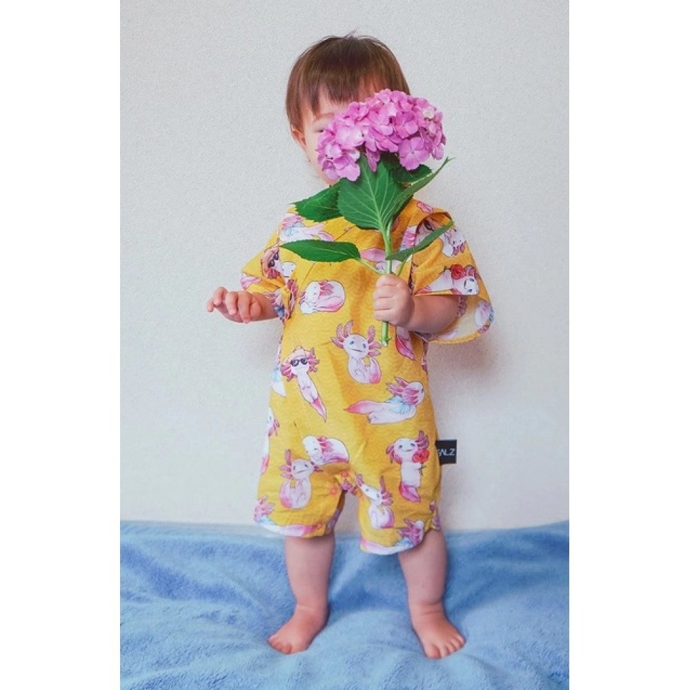 Axolotl ☆ Baby Romper - SALZ Tokyo Original