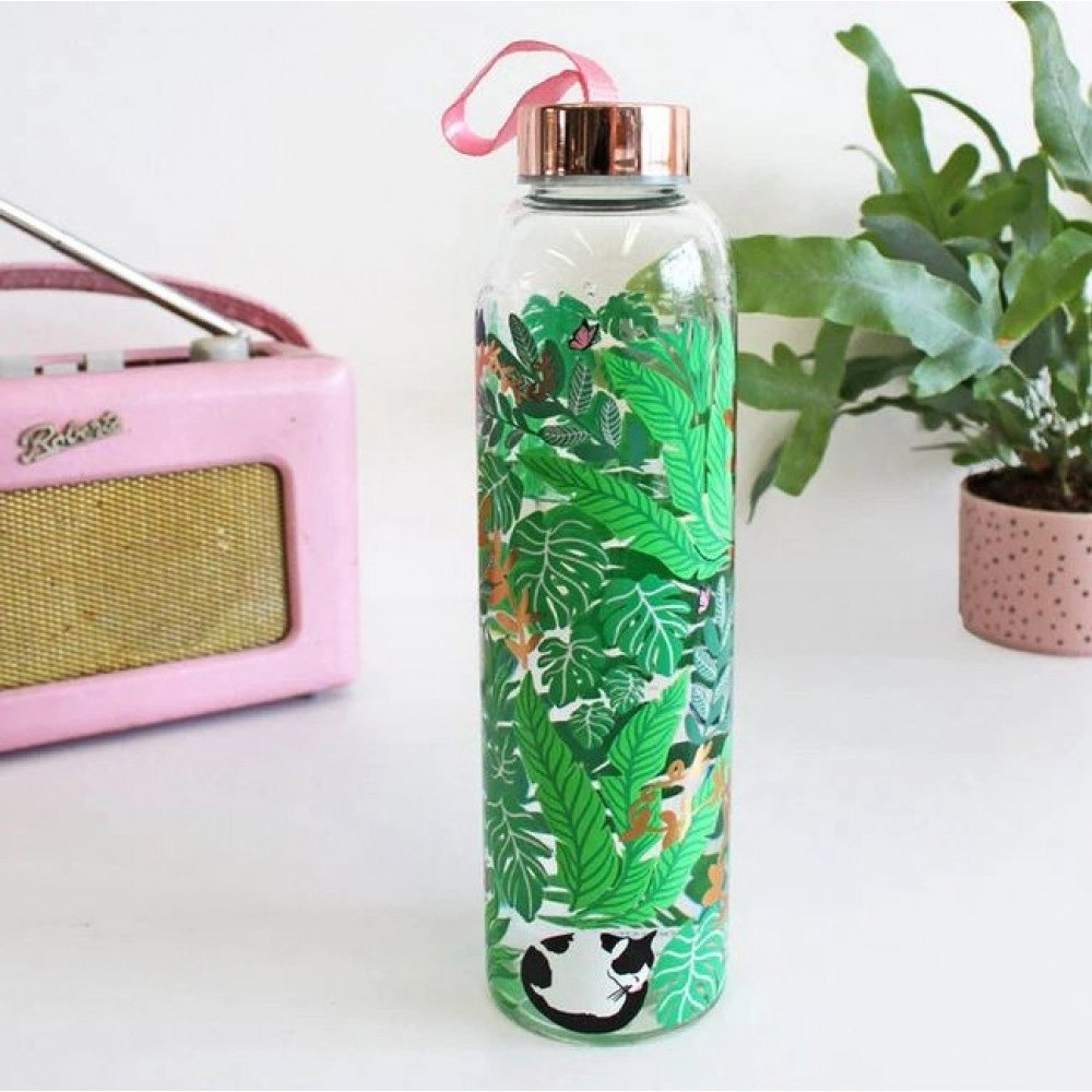 House Of Disaster Boulevard Greenhouse Glass Water Bottle 