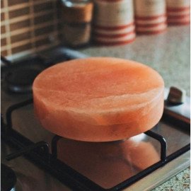 Round Himalayan Salt Block