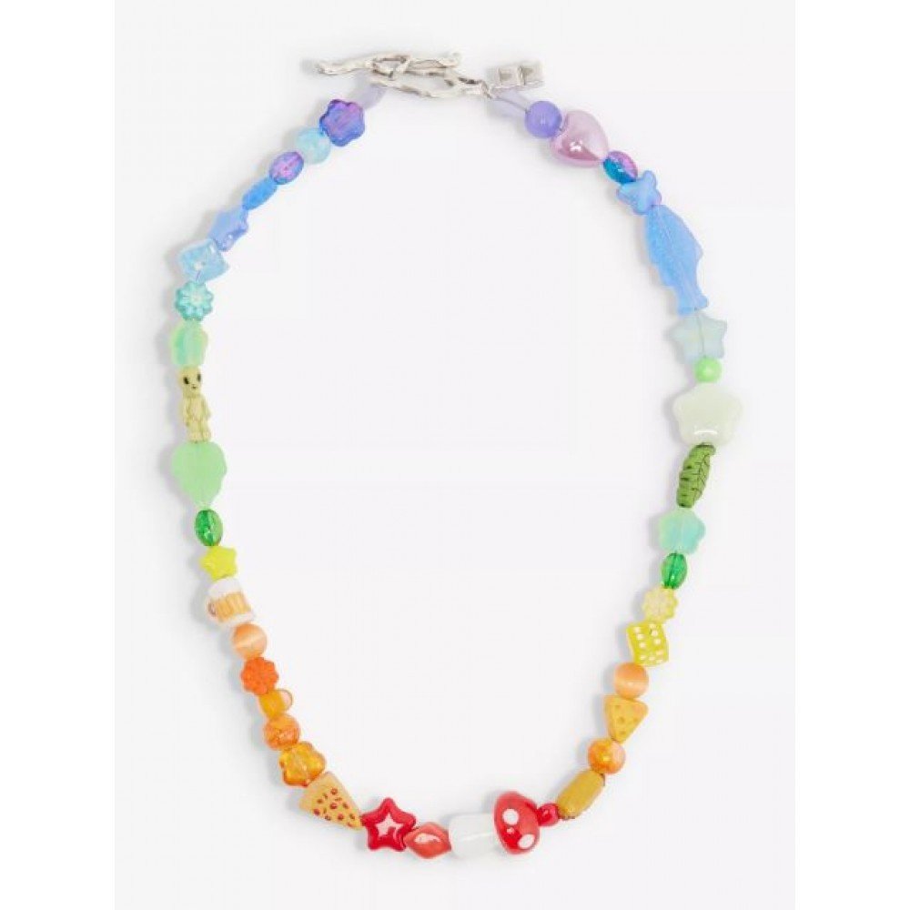 IAN CHARMS The Davide pearl-embellished beaded necklace