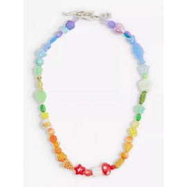 IAN CHARMS The Davide pearl-embellished beaded necklace