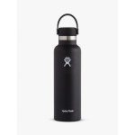 Hydro Flask Double Wall Vacuum Insulated Stainless Steel Drinks Bottle, 621ml, Black