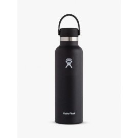 Hydro Flask Double Wall Vacuum Insulated Stainless Steel Drinks Bottle, 621ml, Black