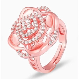 Anushka Sharma Rose Gold Love Spiral Ring