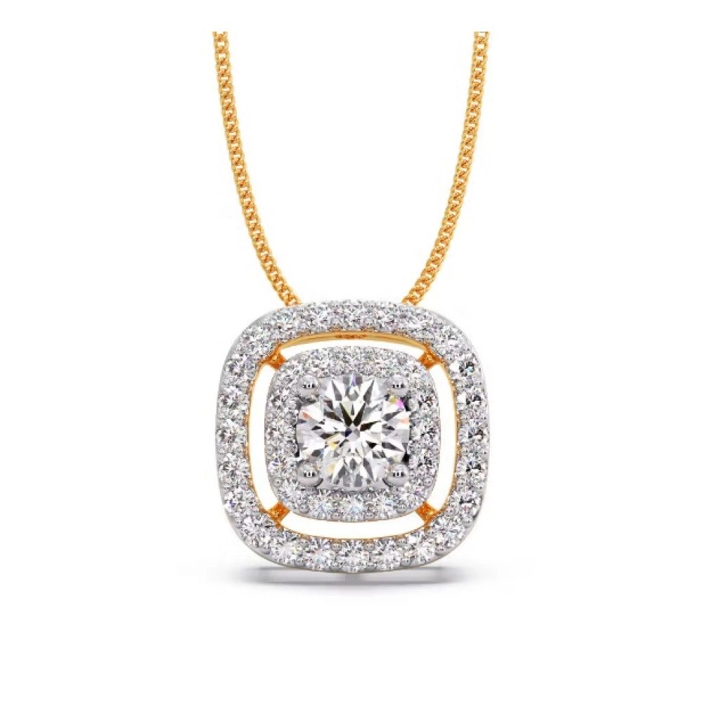 Vanya Solitaire Diamond Pendant
