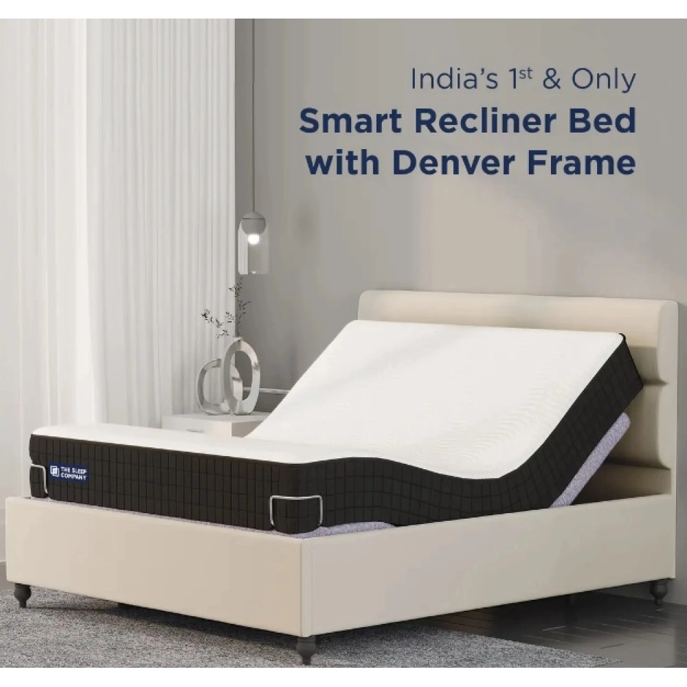 Elev8 Smart Adjustable Recliner Bed with Frame
