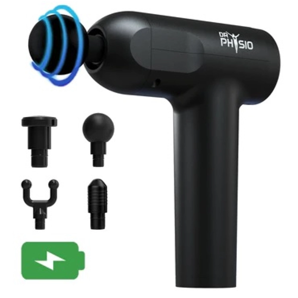 Dr Physio USA Supervolt Go Gun 1023 Pro - Rechargeable, Cordless, Portable Massager