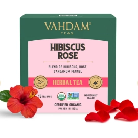 Hibiscus Rose Herbal Tea - 15 tea bags 