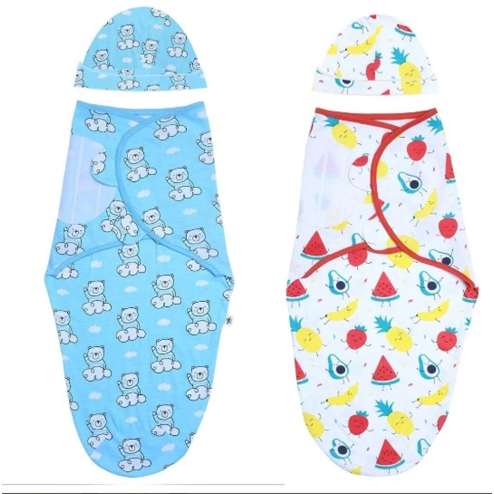 Baby Swaddle Combo - Hello Bear & Fruity Cutie