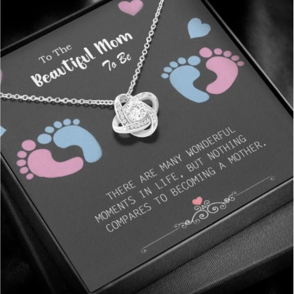 Special Gift for Pregnant Woman/ Mom to be - Pure Silver Necklace Gift Set