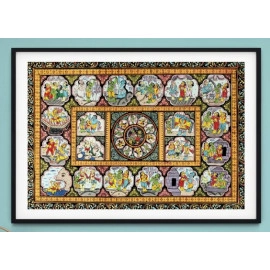 The Legend of Ramayana Pattachitra Art Painting for Home Wall Art Decor