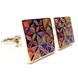 Floral Splash Cufflinks