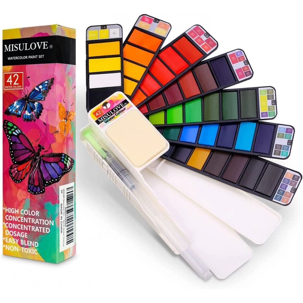 MISULOVE Watercolor Paint Set